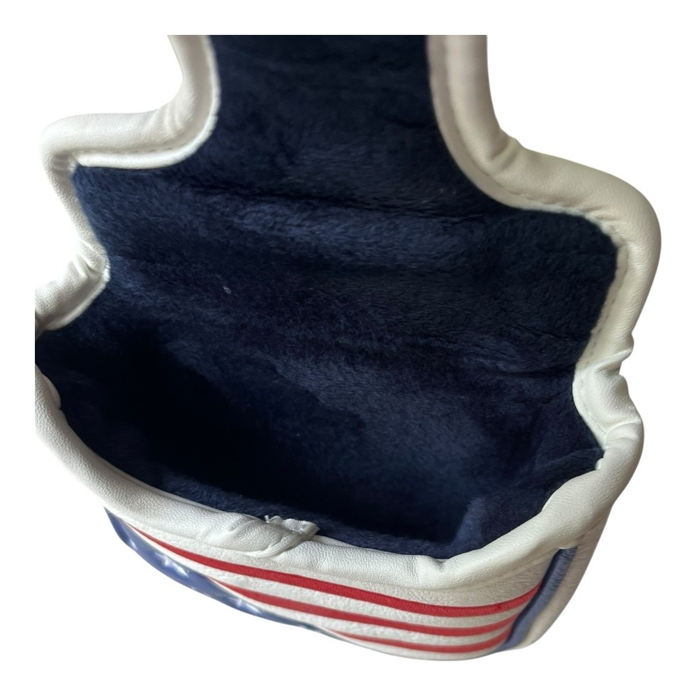 American Flag USA Mallet Putter Golf Club Head Cover Headcover Magnetic Golfing - Picture 8 of 10